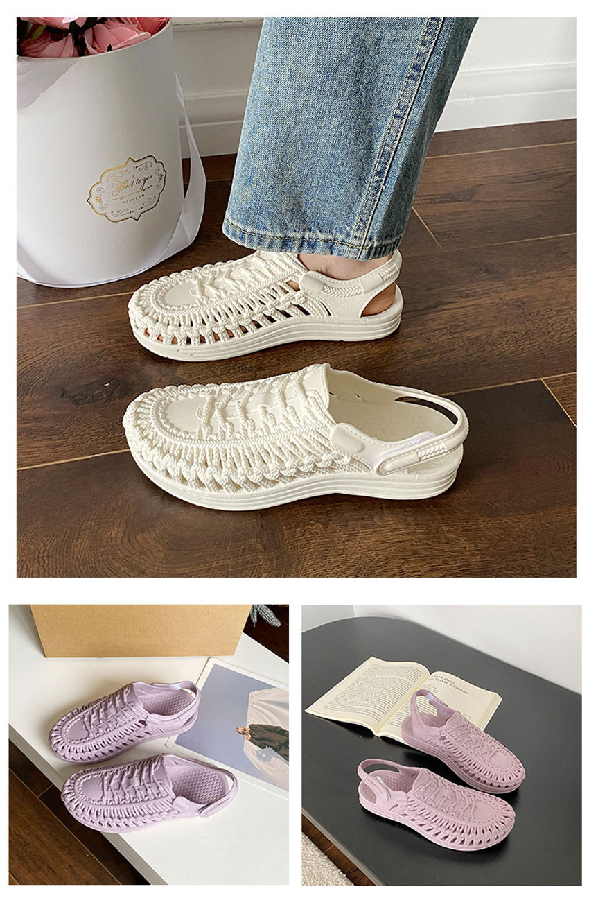 338 여름 여성 젤리 끈 아쿠아 단화 신발